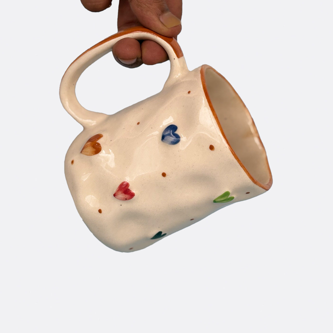 Multicolor Heart Cup