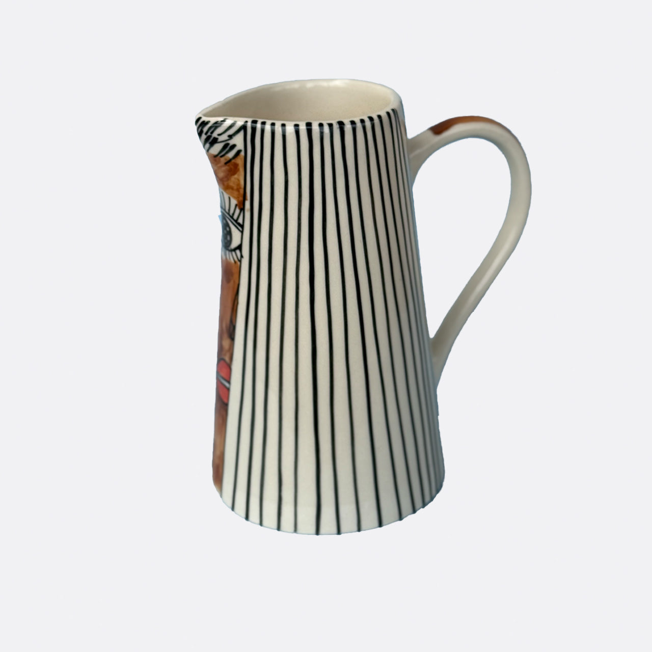 Abstract Gaze Ceramic Jug