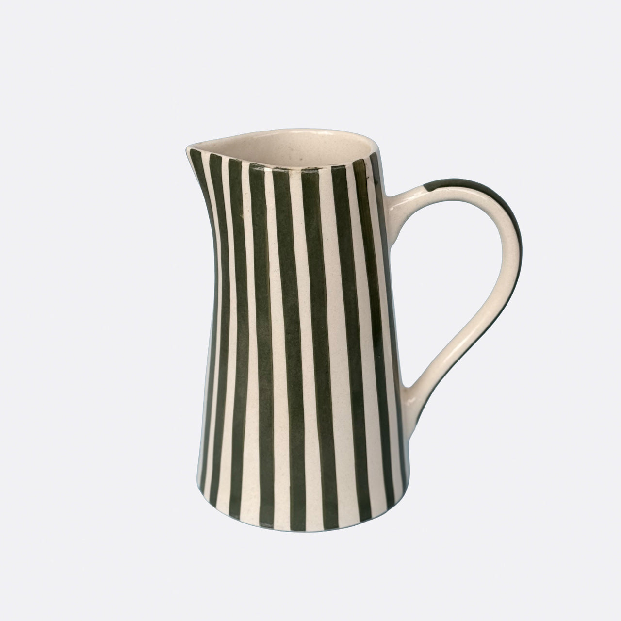 Stripe and Sip Ceramic Jar