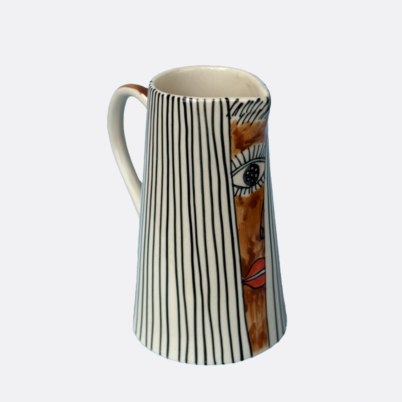 Abstract Gaze Ceramic Jug