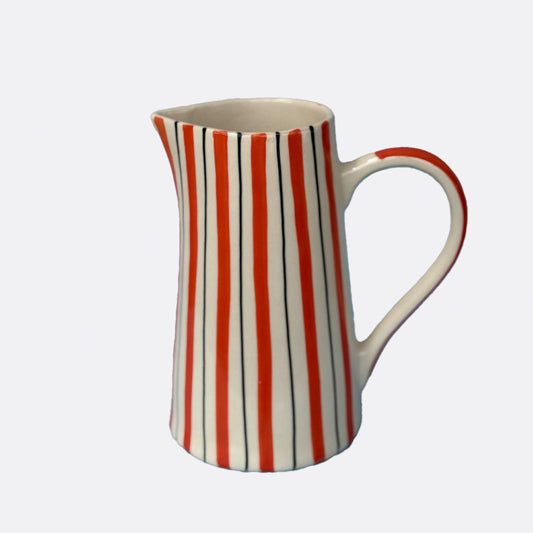 Stripe and Sip Ceramic Jar