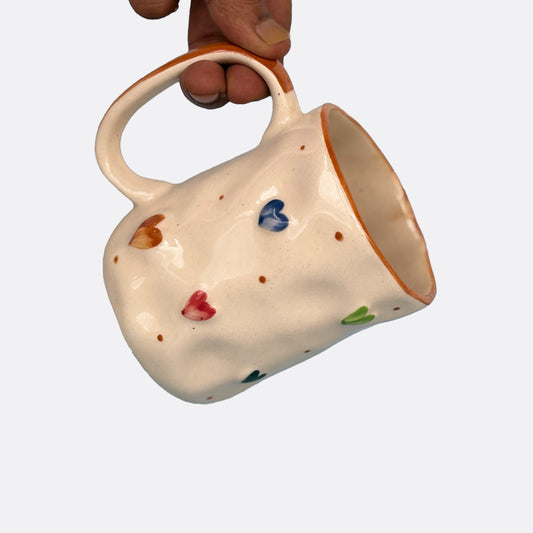 Multicolor Heart Cup