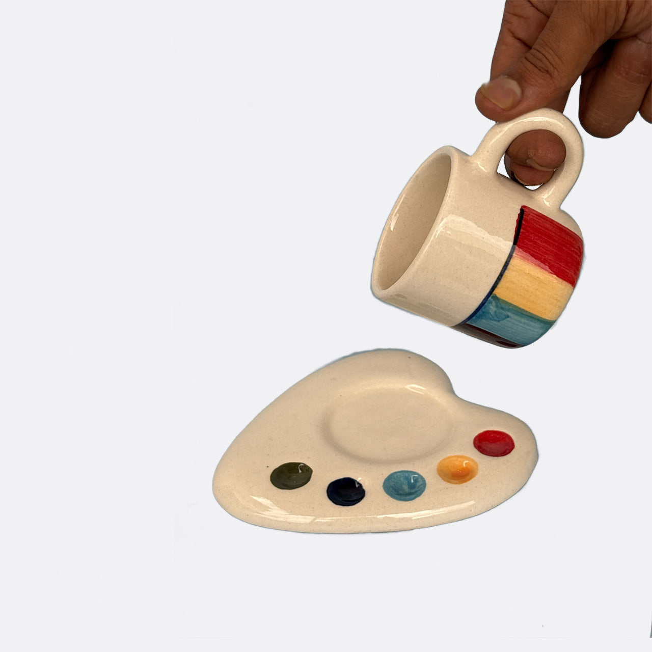 Painting Palette Mug Set