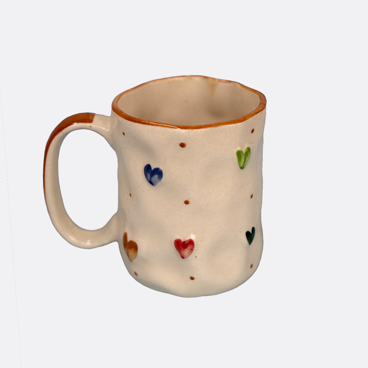 Multicolor Heart Cup