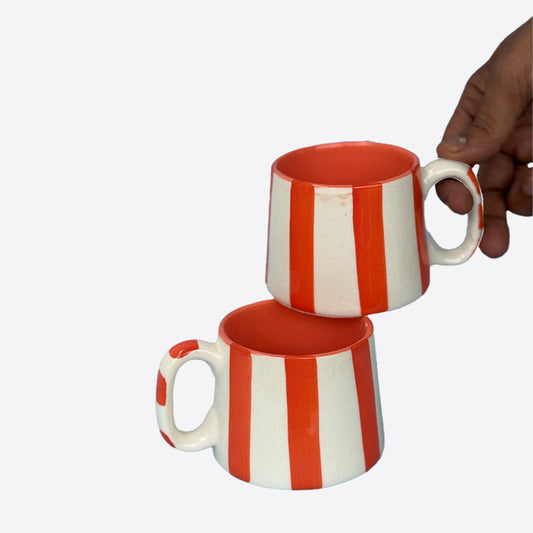 Stripped Mug - Set of 2